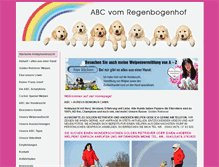 Tablet Screenshot of abc-vom-regenbogenhof.at